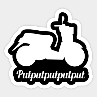 Scooter Putputputputput Sticker